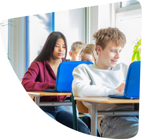 Laptops in de brugklas